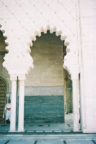 Detail, Mausoleum of Mohammed V, Rabat